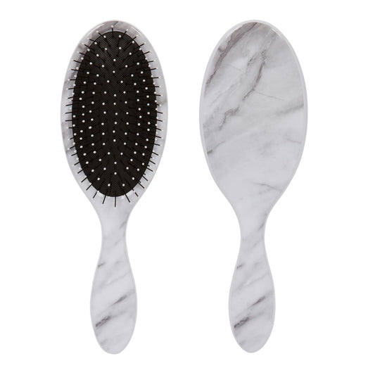 Cala Wet-N-Dry Black & White Marble Hair Detangler : Beauty & Personal Care