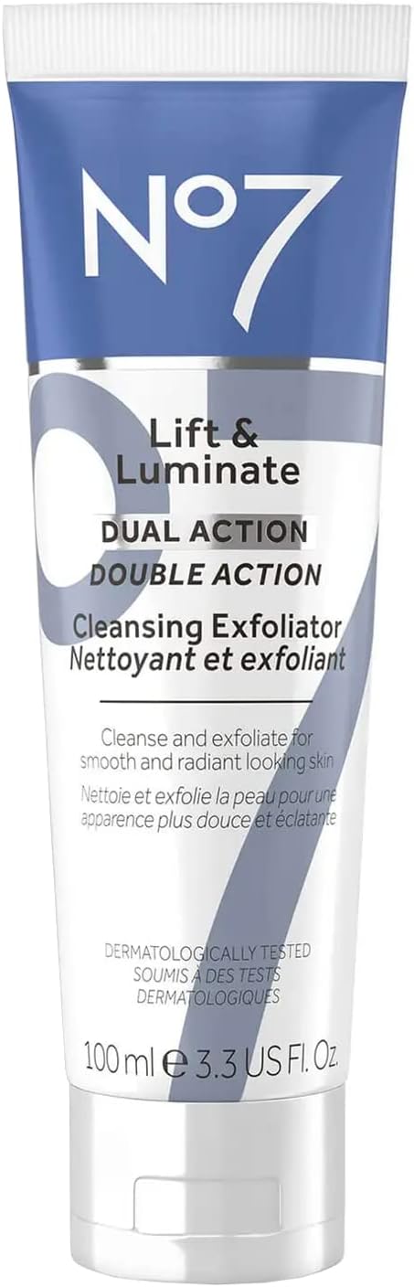 No7 Lift & Luminate Dual Action Cleansing Exfoliator 3.3Fl Oz