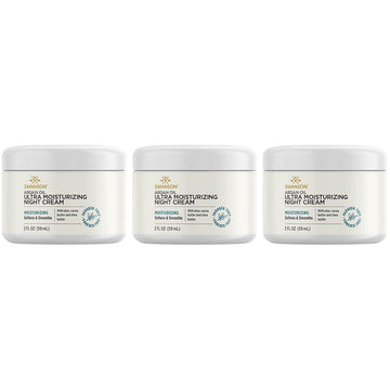 Swanson Argan Oil Ultra Moisturizing Night Cream 2 Fl Ounce (59 Ml) Cream (3 Pack)