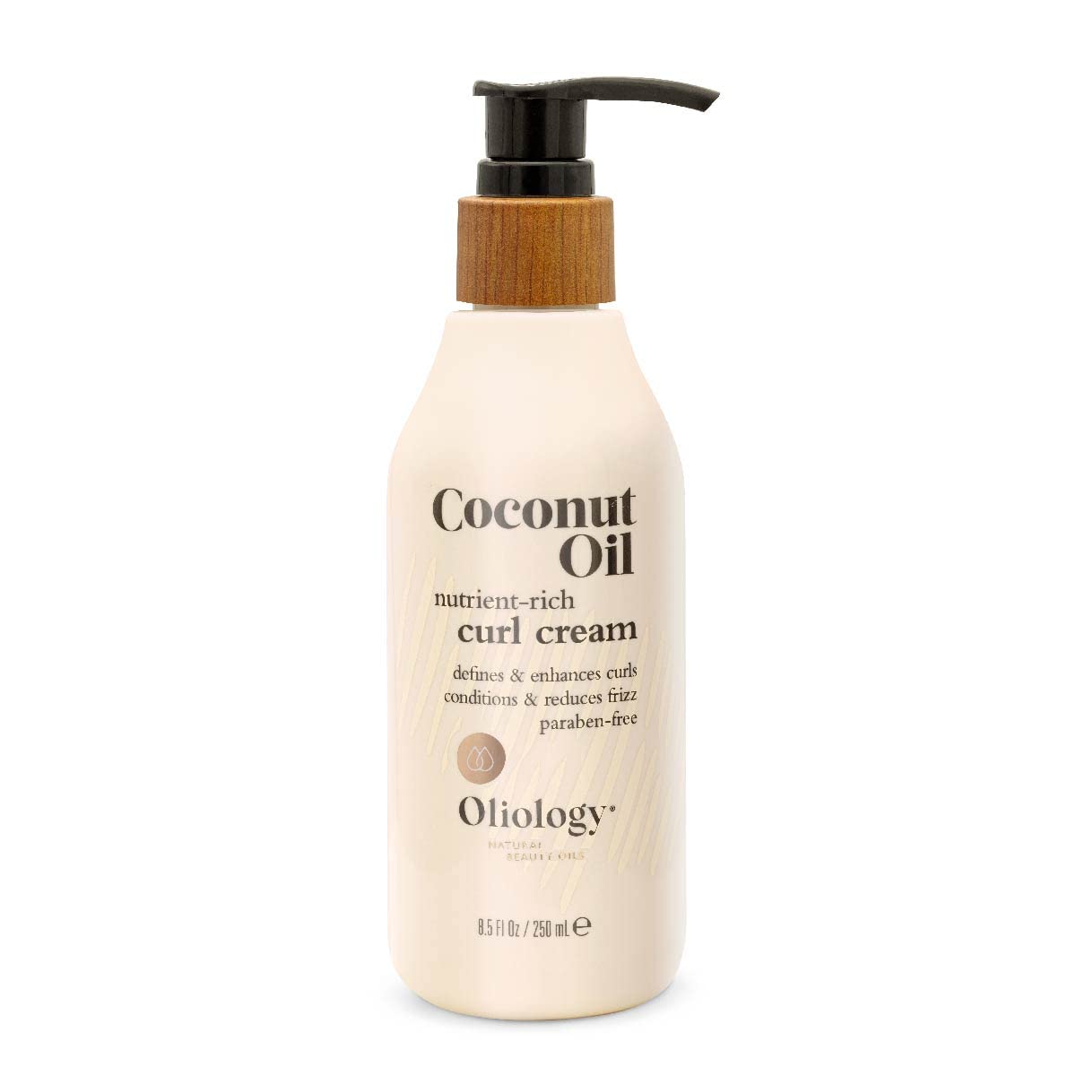 Oliology Coconut Oil Curl Cream - Defines & Enhances Curls & Waves | Botanically Infused | Conditions & Reduces Frizz | Made In Usa, Cruelty Free & Paraben Free (8.5Oz) : Beauty & Personal Care