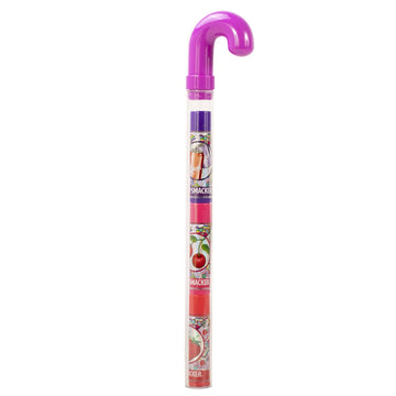 Lip Smacker Original & Best Christmas Flavored Candy Cane Lip Balm Trio- Purple Soda Pop, Cherry, Icy Strawberry