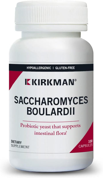 Kirkman Saccharomyces Boulardii - 3 Billion Cfu - 100 Capsules By Kirkman Labs