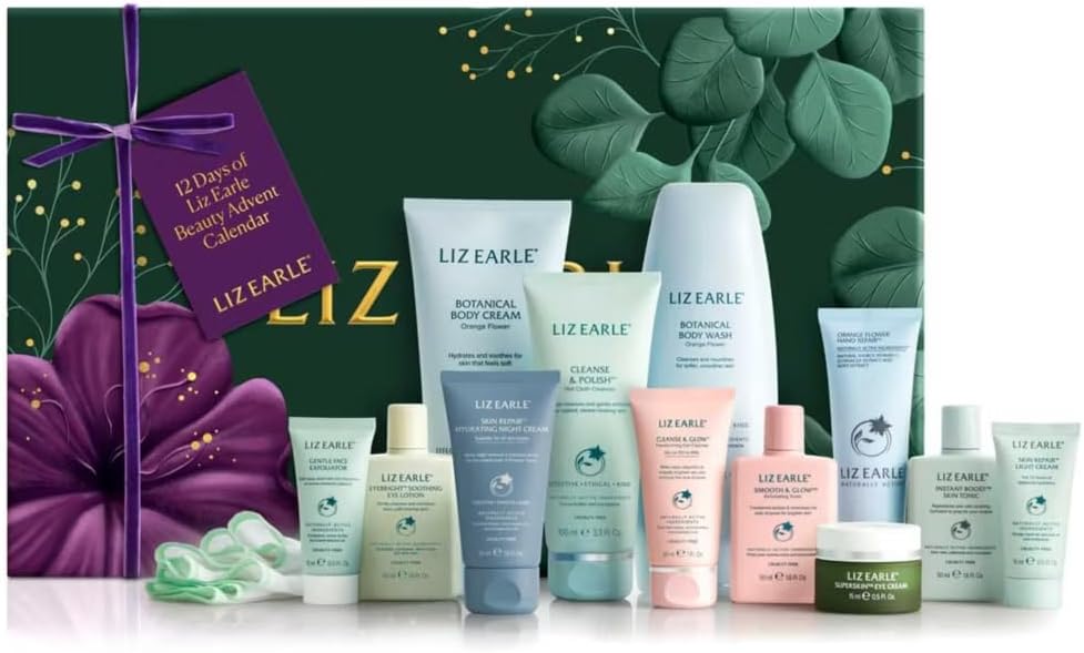 Liz Earle 12 Days Of Beauty Advent Calendar 12 Piece Gift Set Xmas'24