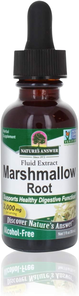 Nature'S Answer Alcohol-Free Marshmallow Root Extract, 1-  | Digestive Support