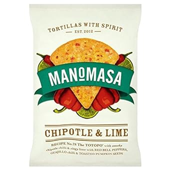 Manomasa Chipotle & Lime Tortilla Chips - 160G