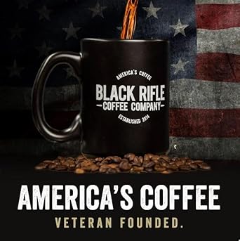 Black Rifle Coffee Bourbon Flavored Coffee K-Cup Pods, Medium Roast Coffee, 22 Ct