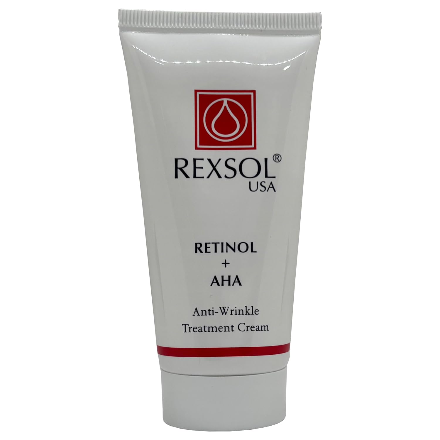 Rexsol Retinol + Aha Anti-Wrinkle Treatment Cream | With Pure Vitamin A And Vitamin E | Beeswax | Effectively Diminishing Fine Lines & Wrinkles, Age Spots & Pigment.(60 Ml / 2 Fl Oz)
