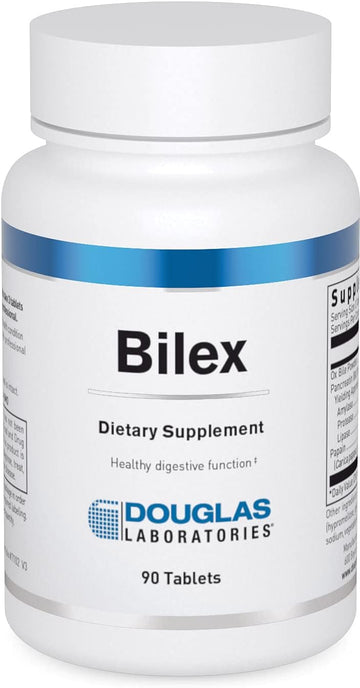Douglas Laboratories Bilex - Digestive Enzyme Supplement - With Lipase, Papain, Amylase & Ox Bile Extract - Digestive Enzymes For Digestion* - 90 Tablets