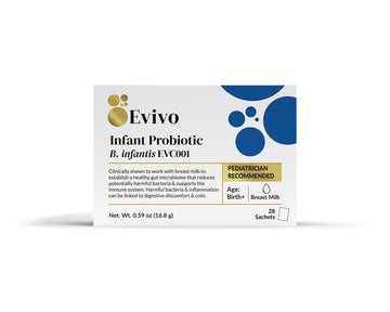 Evivo Award Winning Probiotic for Infants | Ages 0-36 Months | Helps with Colic Symptoms, Reflux, Constipation & Gas | Tasteless Powder (1month Supply)