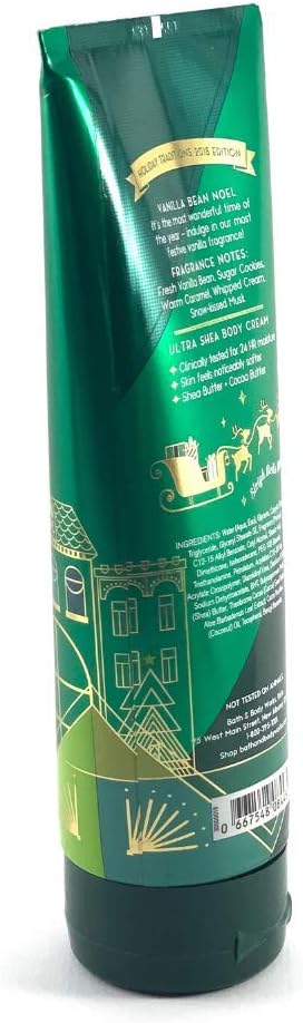 Bath & Body Works Vanilla Bean Noel Ultra Shea Body Cream 8 Oz / 226G