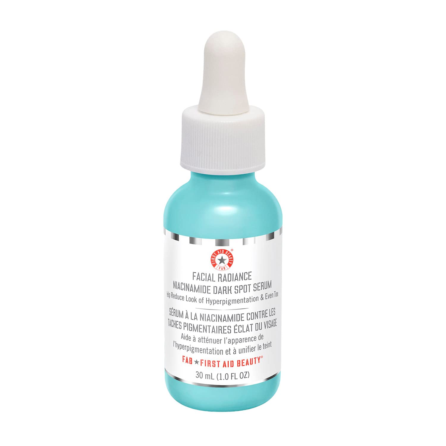 First Aid Beauty Facial Radiance Niacinamide Dark Spot Serum – Evens Skin Tone + Diminishes Dark Spots – Non-Irritating Hyperpigmentation Treatment – 1.0 Fl Oz