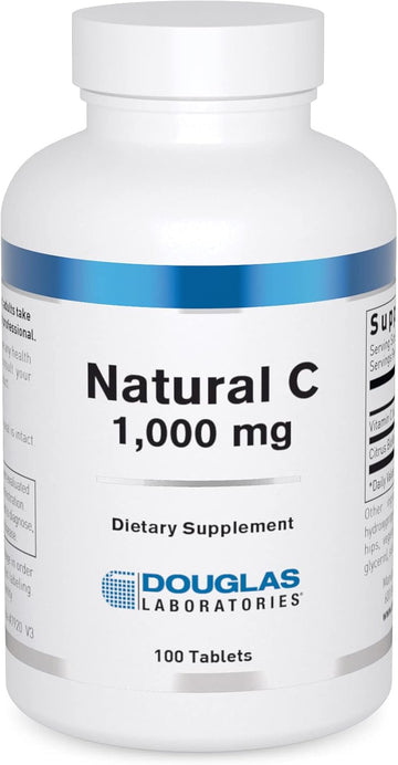 Douglas Laboratories Natural C 1000 Mg. | Supports Skin, Blood Vessels, Tendons, Joints, Cartilage, Bone, And Circulatory System | 100 Tablets