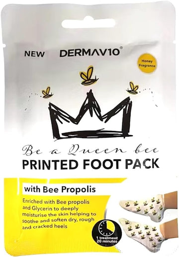 Derma V10 Moisturising Foot Pack Bee Propolis