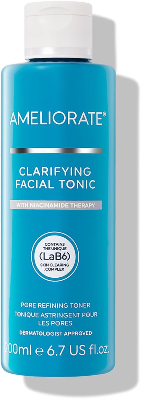 Ameliorate Clarifying Facial Tonic 200Ml | Lab6, Nicinamide| Dermatologically Tested