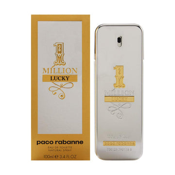 1 Million Lucky By Paco Rabanne For Men Eau De Toilette Spray 6.7 Oz / 200 Ml