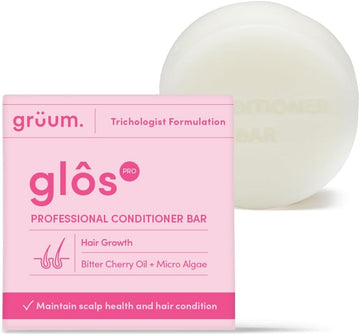 Grüum Mega Moisture Hair Conditioner Bar 50G - Sles, Edta & Paraben Free Conditioner Bar For Hair Lasts Up To 60 Washes - Plant-Based Vegan Solid Conditioners Bars For Hairs