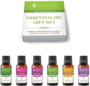 6 Piece 10ml Essential Oil Gift Set 7 Pure and Natural Oils Aromatherapy Diffuser, Cosmetics : Amazon.co.uk: Beauty