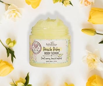 Bella & Bear Exfoliating Body Scrub – Vegan & Cruelty-Free Moisturizing Polish For Smooth, Radiant Skin : Beauty & Personal Care