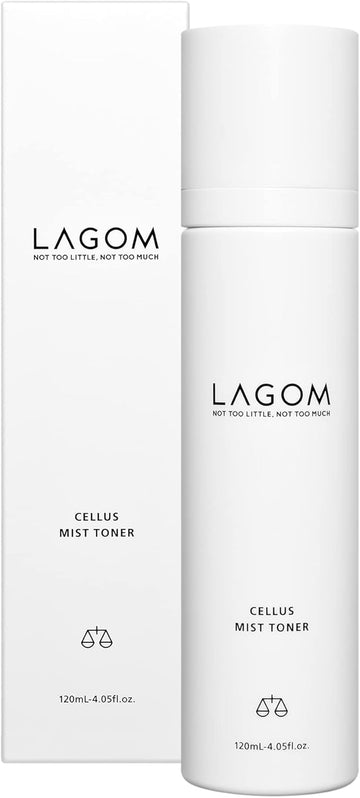 Lagom Cellus Mist Toner Natural Moisturizing Spray With Green Tea Sugar Cane Ph Balance 5.5 Subacid Alcohol-Free Zero-Irritation Fragrance-Free Herbal Facial Serum Sensitive Skin 4.05 Fl Oz