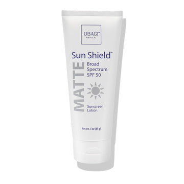 Obagi Sunscreen Sun Shield Matte Broad Spectrum SPF 50 Sunscreen, combines UVB absorption and UVA protection, 3 oz