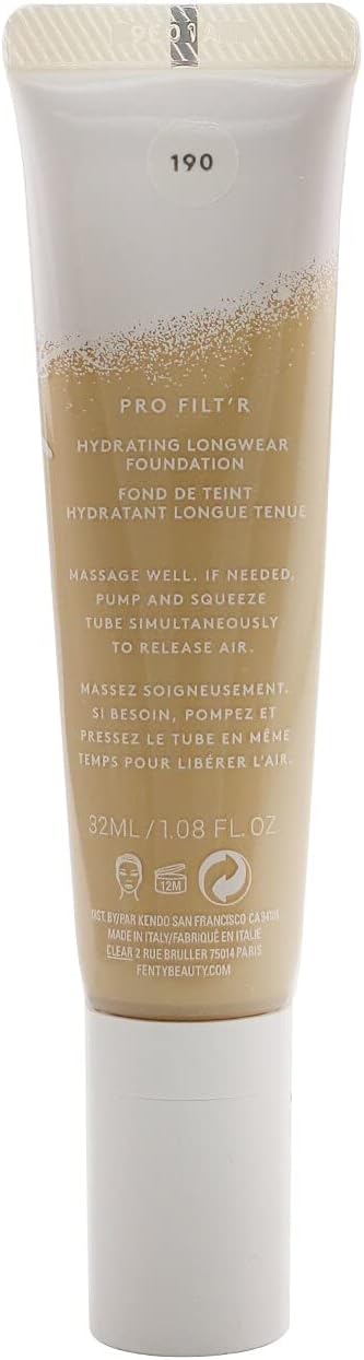 Fenty Beauty By Rihanna Pro Filt'R Hydrating Longwear Foundation 190
