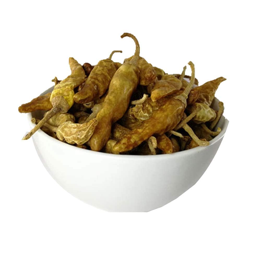 Nalamudhu Mor Milagai Vathal | Sun Dried Curd Chili | Dahi Mirchi - 200G : Grocery & Gourmet Food