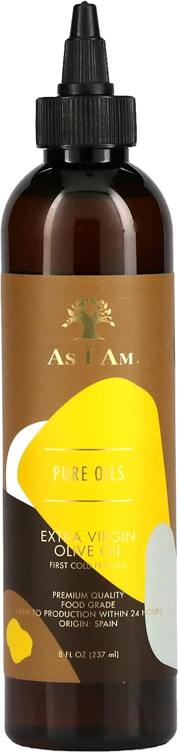 As I Am Pure Oils Extra Virgin Olive Oil 8 Oz