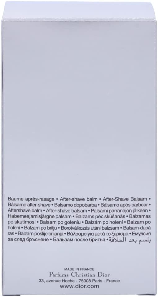 Christian Dior Unisex Dior Homme Balsamo After Shave 100Ml, Black, One Size Uk