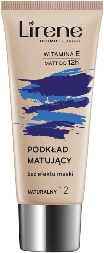 Lirene _Nature Matte Fluid Matuj¹Cy Do Twarzy 12 Naturalny 30 Ml