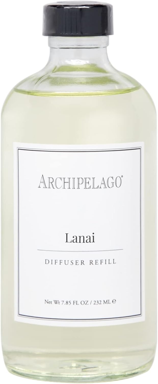 Archipelago Botanicals Lanai Diffuser Oil Refill | Ginger, Pineapple, and Mandarin (7.85 fl oz)