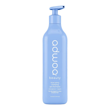 adwoa beauty Blue Tansy Clarifying Gel Shampoo. With Bamboo, Hydrolyzed Quinoa And Horsetail extracts To Strengthen?, Aid Growth ?And Support Length Retention For Kinky, Coily and Curly Hair - 14 oz