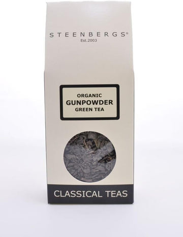 Steenbergs Organic Gunpowder Green Tea - Loose Leaf - 80G
