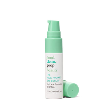 Good.Clean.Goop Beauty The Wide-Awake Eye Serum | Gel Serum To Reduce Fine Lines | Peptides, Astaxanthin & Reishi Mushroom Extract | Caffeine Eye Serum For Puffy Eyes & Dark Circles | Vegan | 0.5 Oz