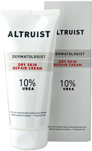 Altruist. Dermatologist Dry Skin Repair Cream 10% Urea – Medical Grade Moisturiser With Glycerin And Urea By Dr Andrew Birnie, Suitable For Sensitive Skin – 200 Ml