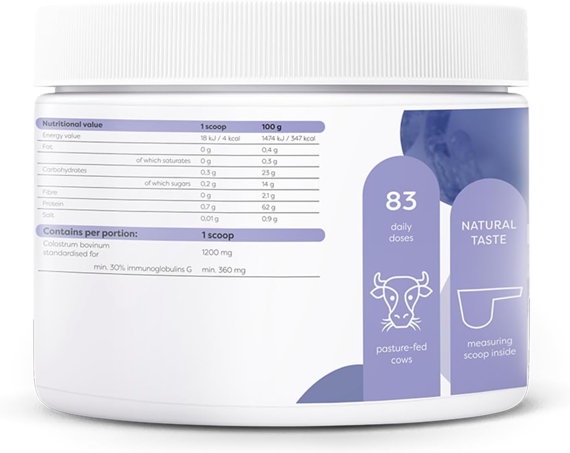 Osavi Colostrum 1200 mg – 100 g Powder | Bovine Colostrum Rich in Immunoglobulins G for Immune System Support | Boosts Natural Defenses & Enhances Immunity : Amazon.co.uk: Health & Personal Care
