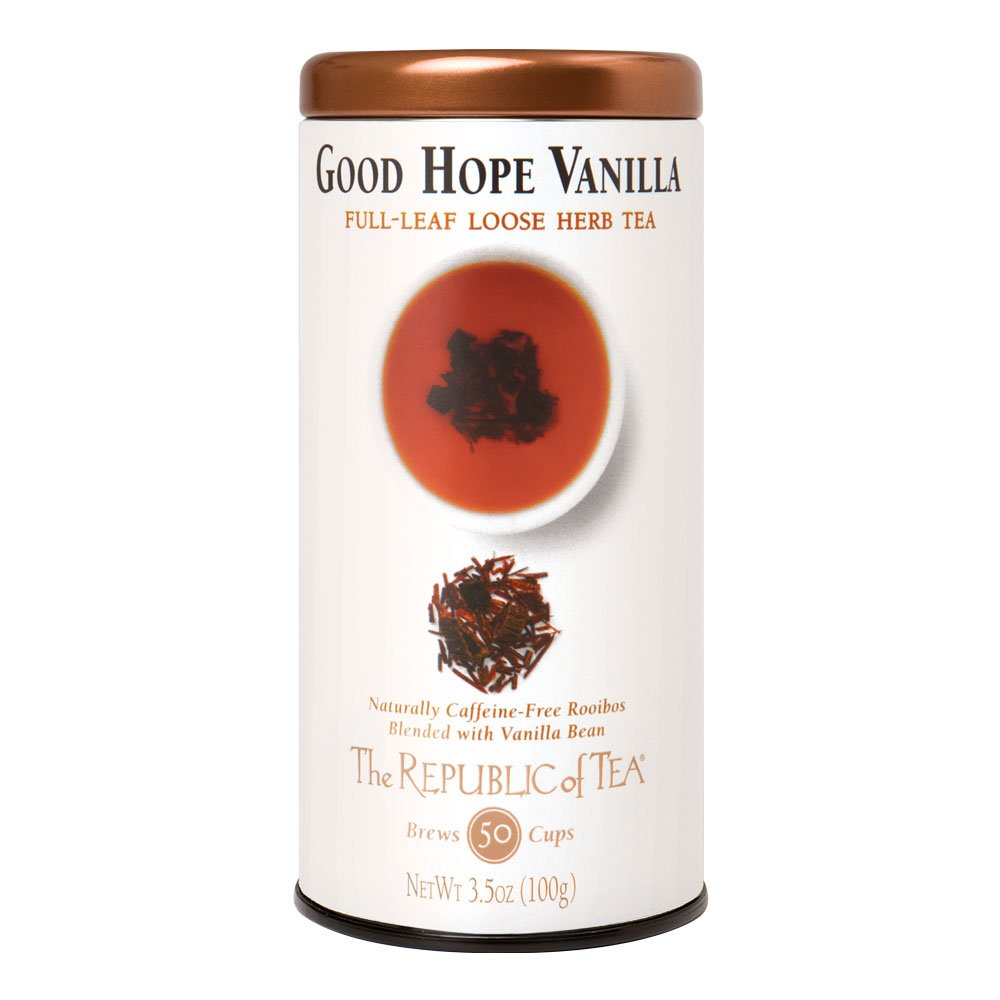 The Republic Of Tea Good Hope Vanilla Red Full-Leaf Tea, 3.5 Ounces / 50 Cups