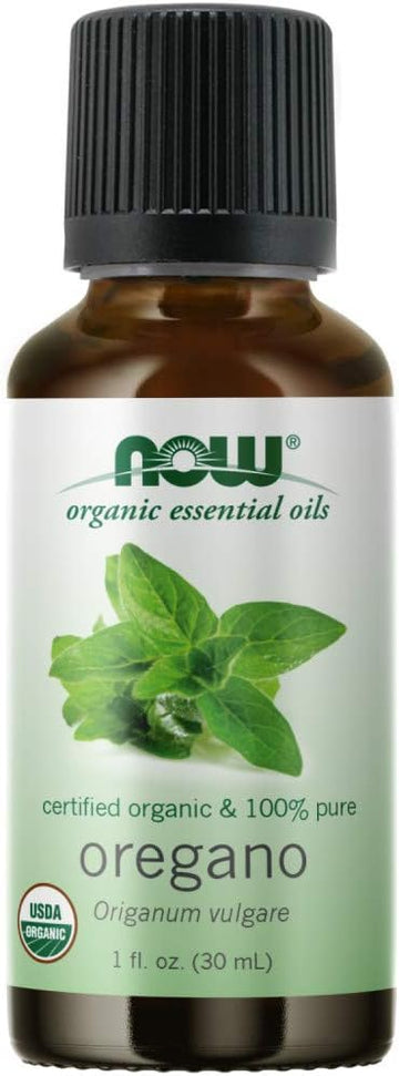 Now Foods Essential Oils, Organic Oregano Oil, Comforting Aromatherapy Scent, Steam Distilled, 100% Pure, Vegan, Child Resistant Cap, 1-Ounce