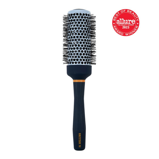 Hot Curling Ceramic Brush Round 43Mm – Anti-Frizz Styling Brush For A Smooth Salon Look – Ideal For All Hair Types