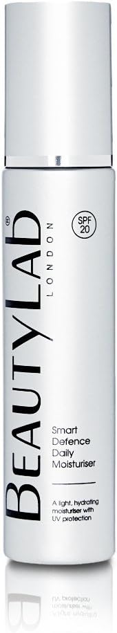 BEAUTYLAB Smart Defence Daily Moisturiser, Anti Aging Face Cream with Hyaluronic Acid, SPF20, 50ml : Amazon.co.uk: Beauty