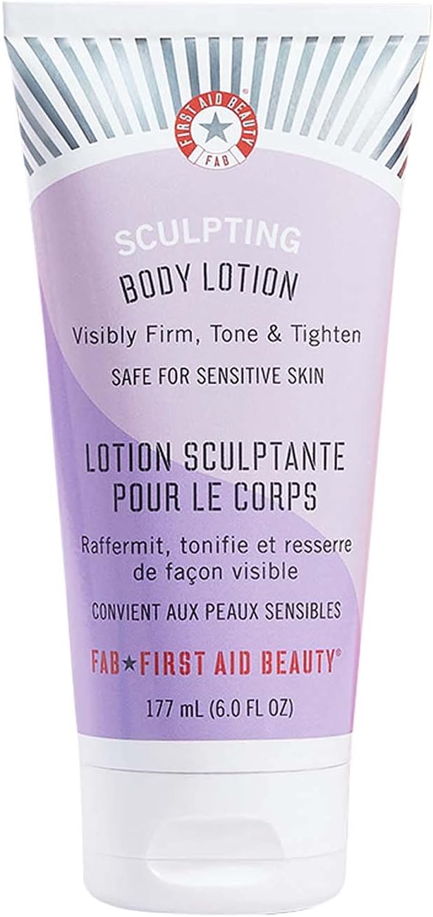 First Aid Beauty Sculpting Body Lotion – Firming And Hydrating Cream, Leaves Skin Visibly Tightened And Toned – 6 Oz