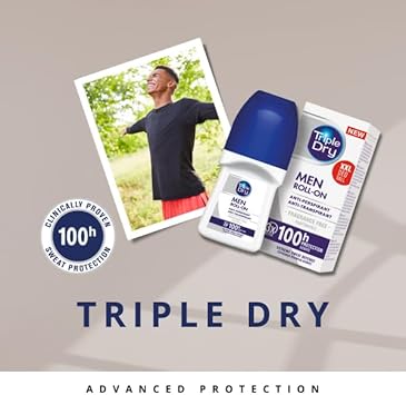 Triple Dry Men| Shield With Charcoal Anti-Perspirant Spray 150Ml | 72-Hour Protection Against Excessive Sweating | Fights Odour | Triple Active Formula | Clinically Proven | Male (Pack Of 2)