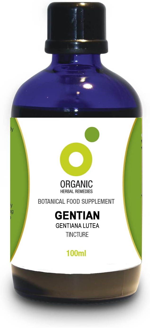 Organic Herbal Remedies 100Ml Gentian Tincture