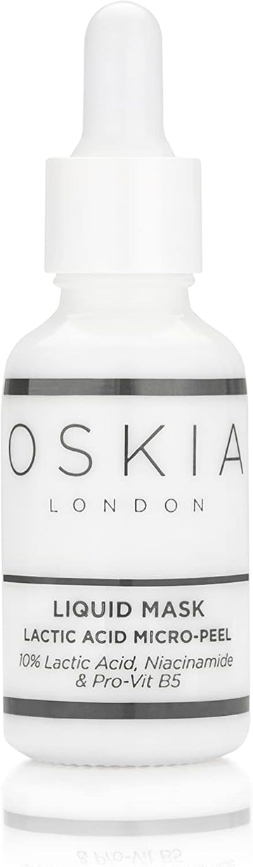 Oskia Liquid Mask – Overnight Lactic Acid Mask With Probiotics & Niacinamide For Exfoliation & Radiance
