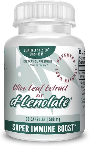 d-Lenolate Olive Leaf Extract (500mg - 60 Caps) by East Park Research