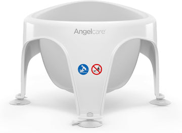 Angelcare - Baby Bath Seat - Soft Touch Support - Water Level Indicator - Fixation By Suction Cups - Pink