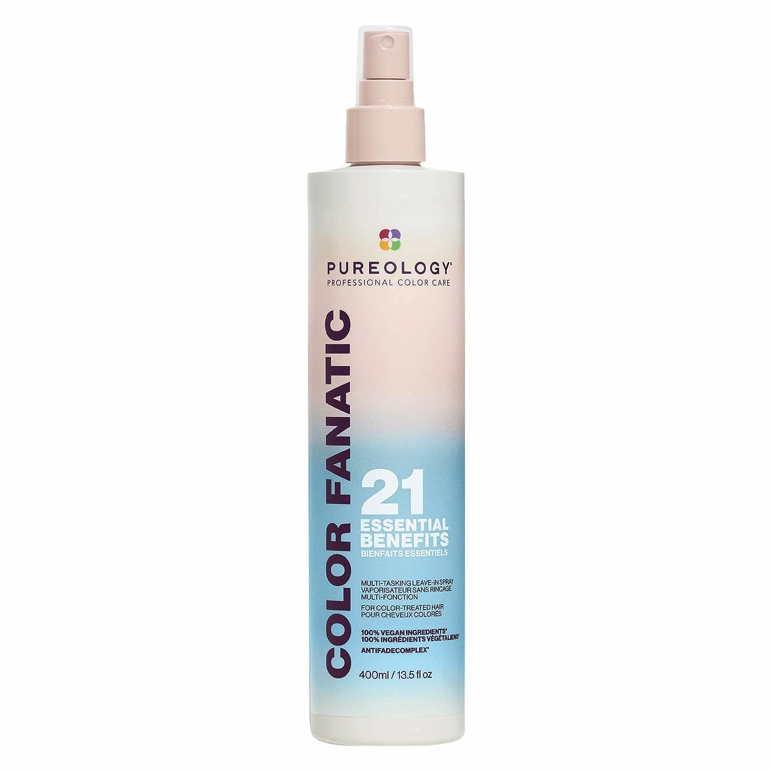 Pureology Color Fanatic Leave-in Conditioner | Hair Treatment and Detangler Spray | Smooths Frizz and Protects Hair Color From Fading | Heat Protectant | Vegan