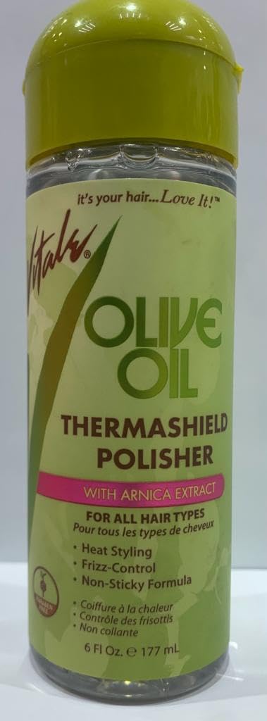 Vitale Vitale olive oil thermashield polisher 6 fluid ounce, Blue, 6 Fl Ounce : Beauty & Personal Care