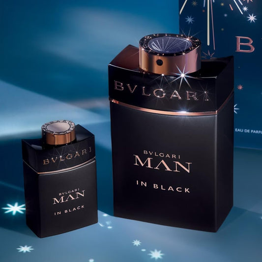 Bvlgari Man In Black Men'S Gift Box Perfume Edp 100 Ml Mini Size 15 Ml