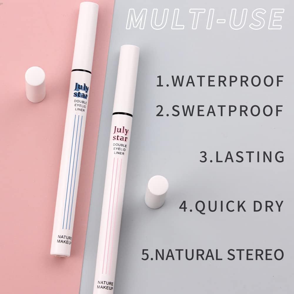 Julystar Lying Silkworm Pen Waterproof Quick-Drying Brown Eyeliner Pen Is Not Easy To Smudge Eye Makeup Natural Lasting Eyeliner