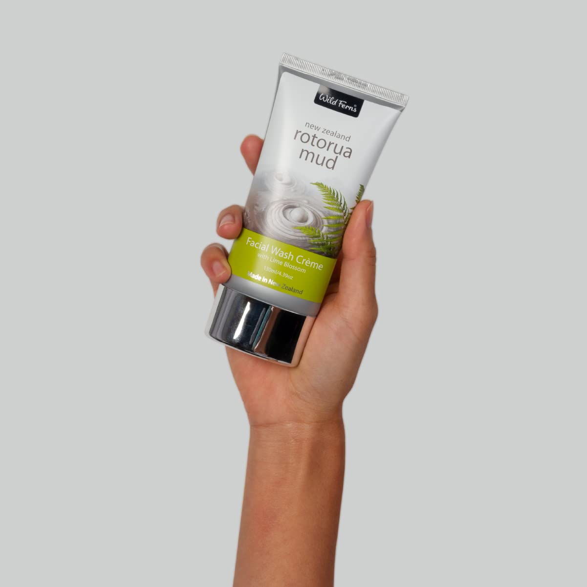 Wild Ferns Rotorua Mud Facial Wash Crème With Lime Blossom, 130Ml : Beauty & Personal Care